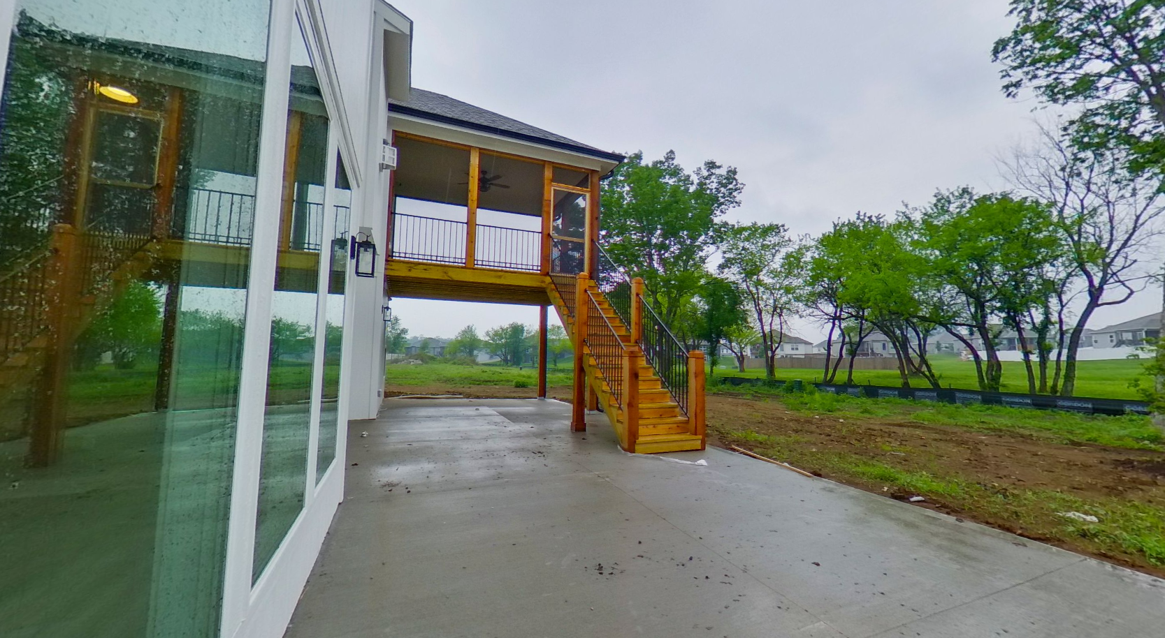Back Deck & Yard